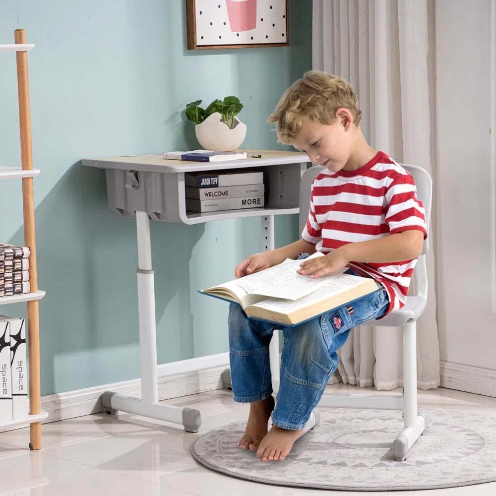 Kids Desk and Chair Set, Height Adjustable P14084