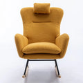 35.5 inch Teddy Fabric Rocking Chair V7099