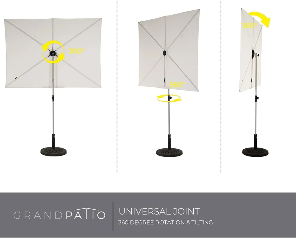 9-Ft Aluminum Patio Umbrella with Tilt & Crank K34453