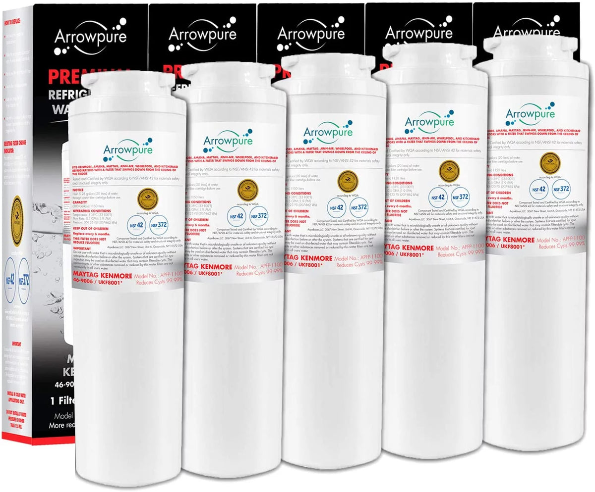 5 Pack Refrigerator Water Filter Replacement N5229