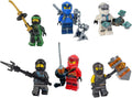 Set of 6 Ninja Minifigures A62301