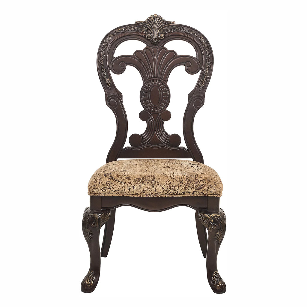 2pc Fabric Upholstered Side Chairs R1248