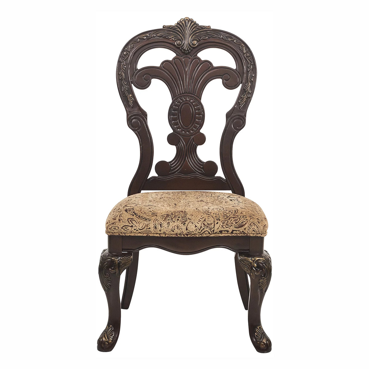 2pc Fabric Upholstered Side Chairs R1248