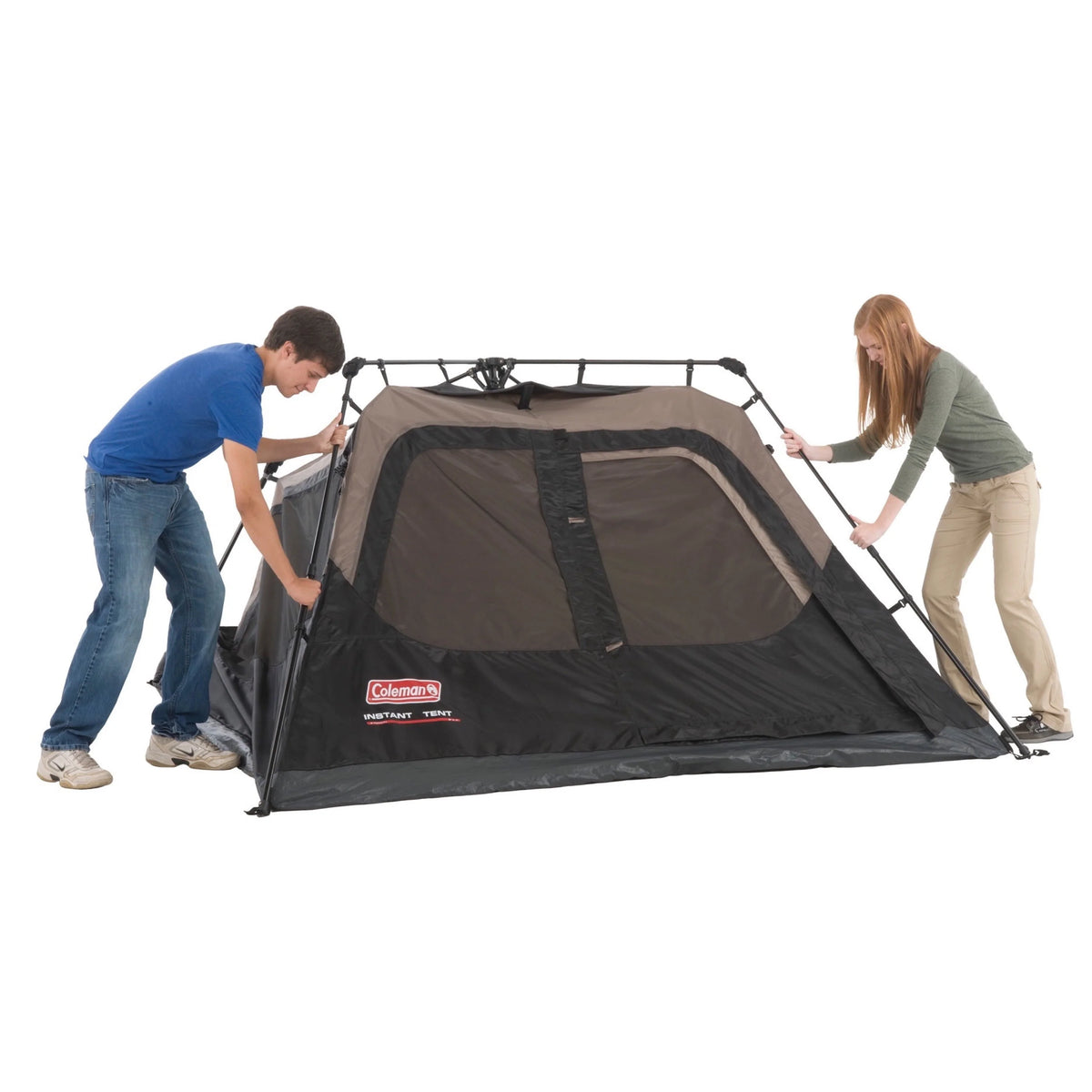 4-Person Cabin Camping Tent with Instant Setup D9166