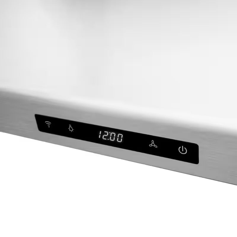 36 in. 500 CFM Ducted Under Cabinet Range Hood with Digital Touch Display and LED Lights in Stainless Steel B81846