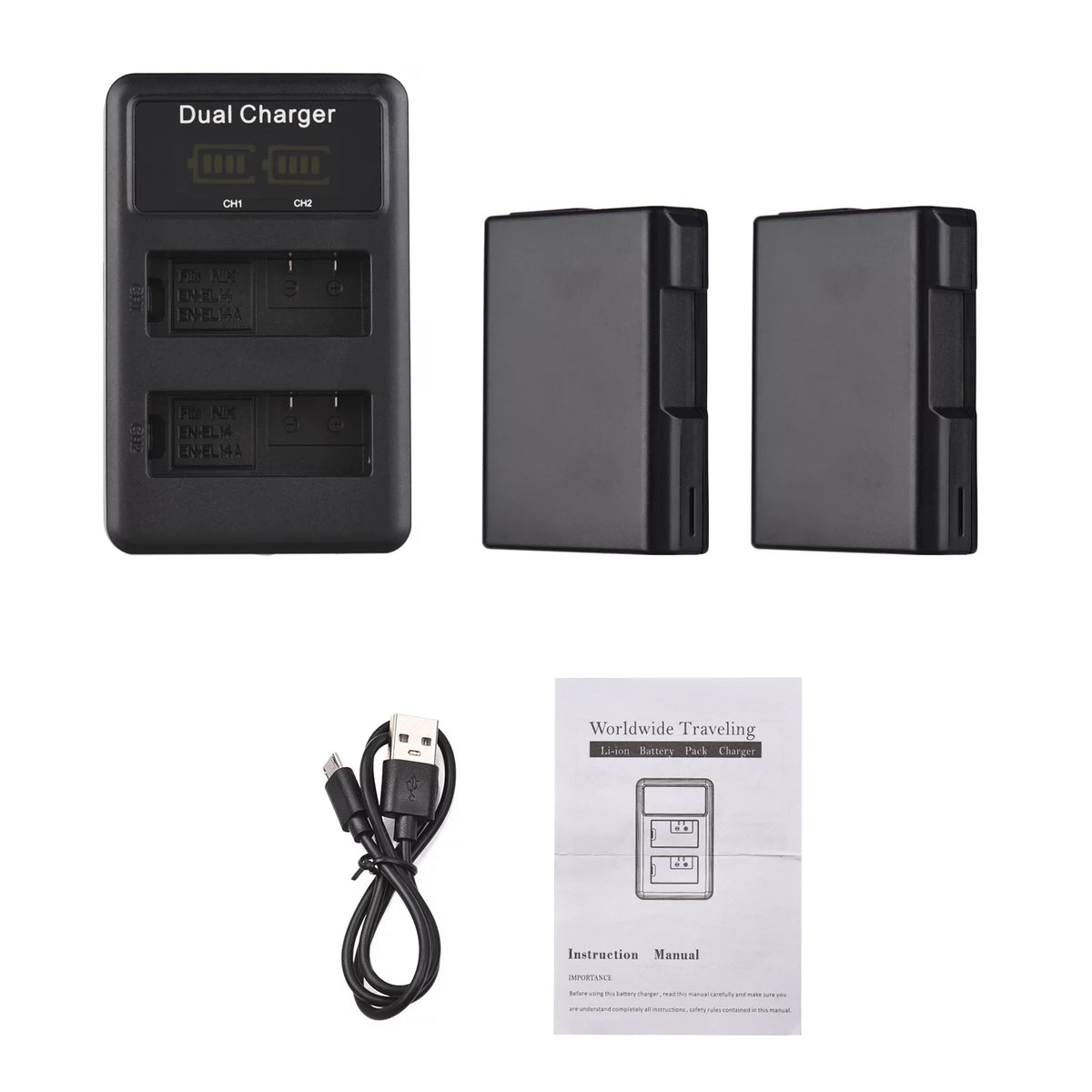 7.4V 1500mAh Replacement Battery 2pcs H26419