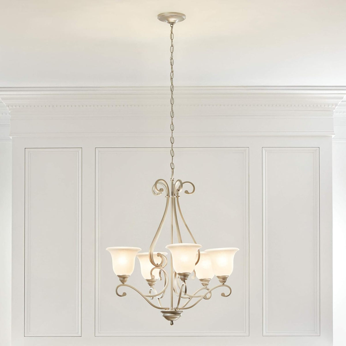 9 Light Two Tier Chandelier E8326