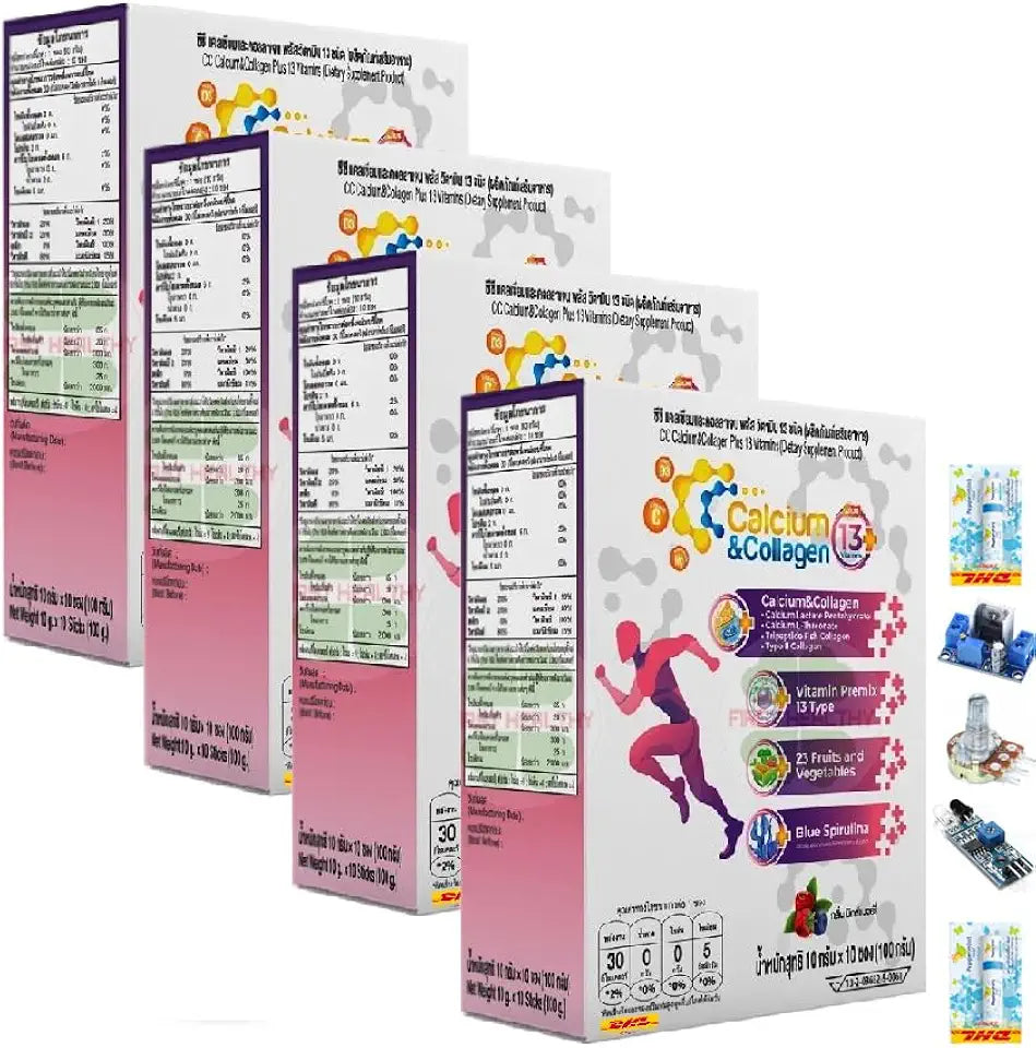 Collagen & Calcium 13 Vitamins 10 Sachets E851006