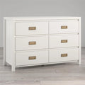 White 6 Drawer Kids' Dresser X92009