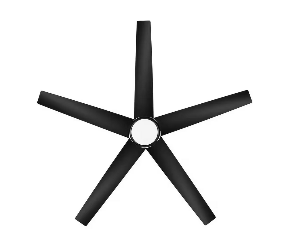 White LED Indoor/Outdoor Ceiling Fan with Light and Remote F4423