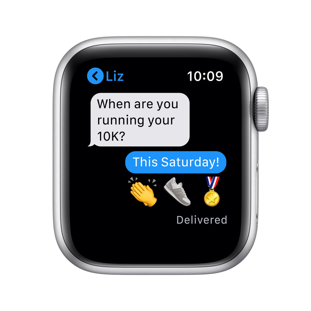 Silver 40mm Aluminum Case Smartwatch I843