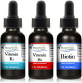 Vitamin K1 Liquid Drops, Vitamin B6 Drops, Vitamin B7 Drops, 1 Fl Oz H59183