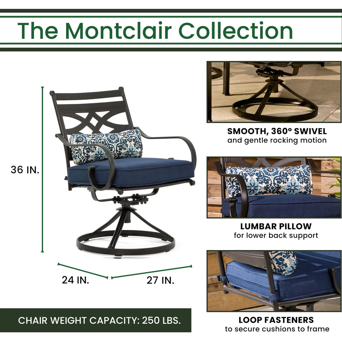 9-Piece All-Weather Outdoor Patio Dining Set J5839