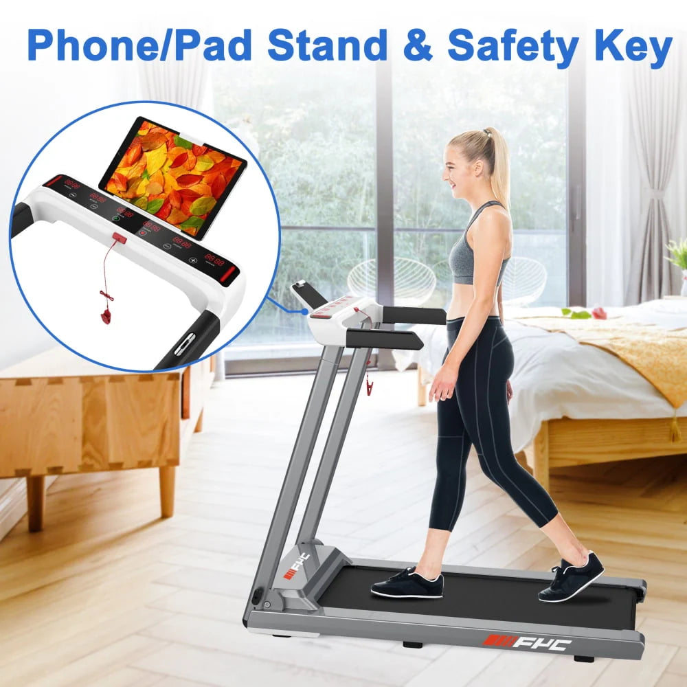 2 in 1 Folding Treadmill with Dual Display C412588