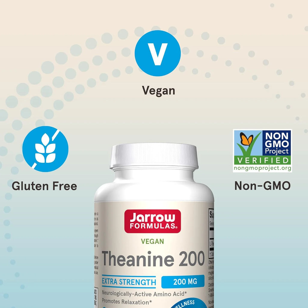 Extra Strength Theanine 200 mg 60 Veggie Capsules R84649