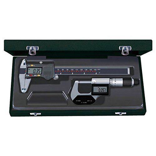 2 Piece Electronic Caliper and Micrometer S825008