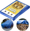 Waterproof Heavy Duty Poly Tarp 50X100ft Blue U18561
