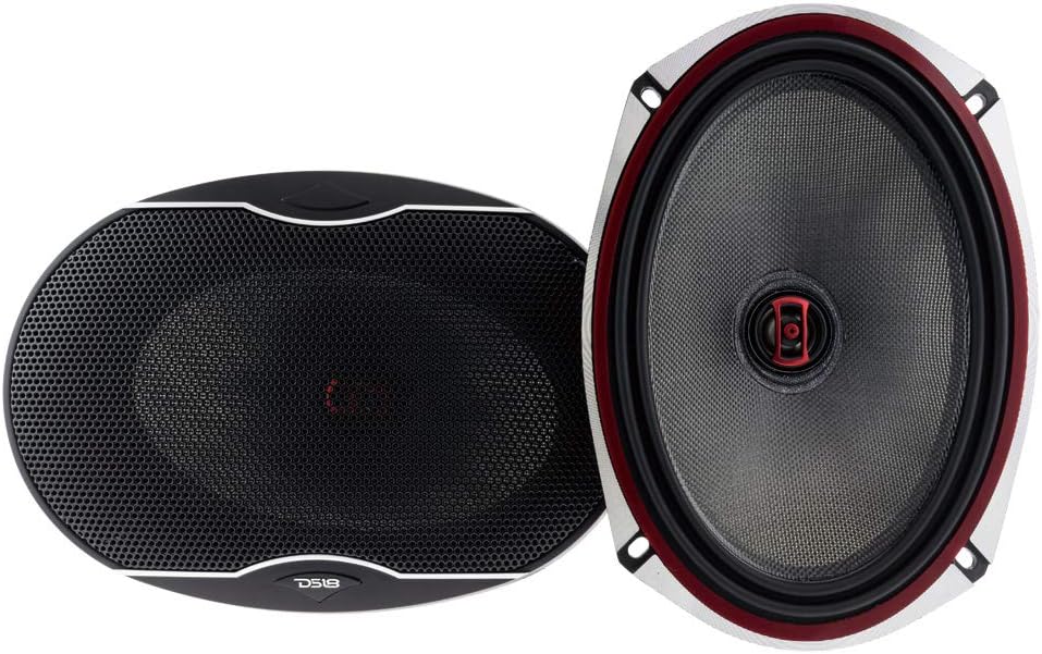 6X9 Inch 3-Ohm 2-Way Coaxial Car Speakers Set of 2 I6830