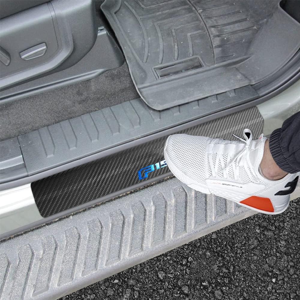 4PCS Leather Door Sill Protector Anti-Scuff Plate Cover B913