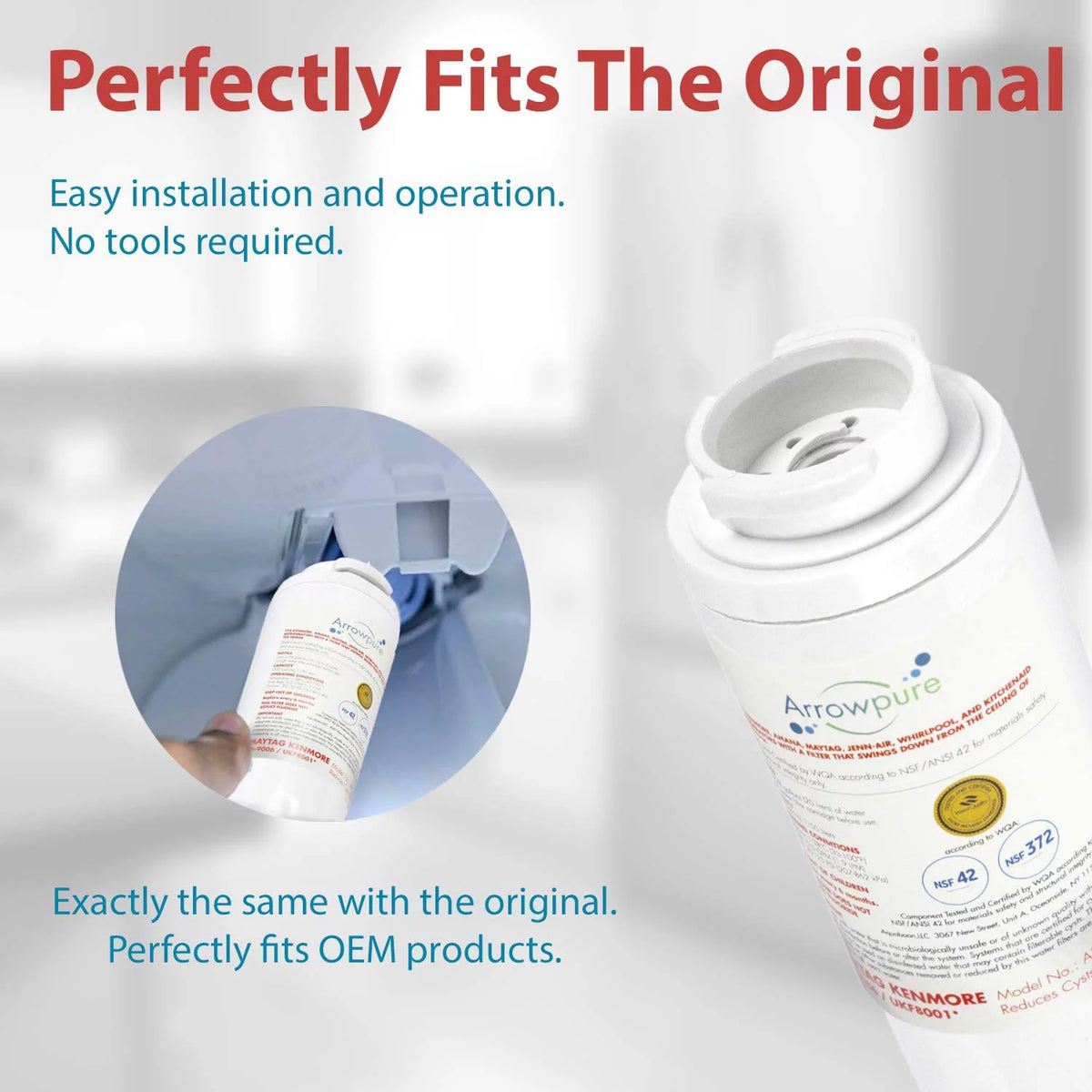 5 Pack Refrigerator Water Filter Replacement N5229