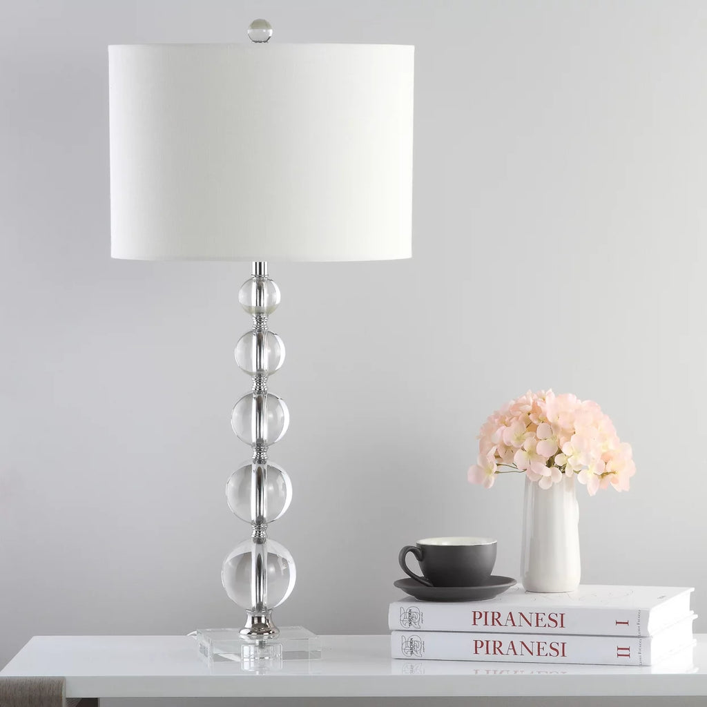 Clear Set of 2 Table Lamp A67135