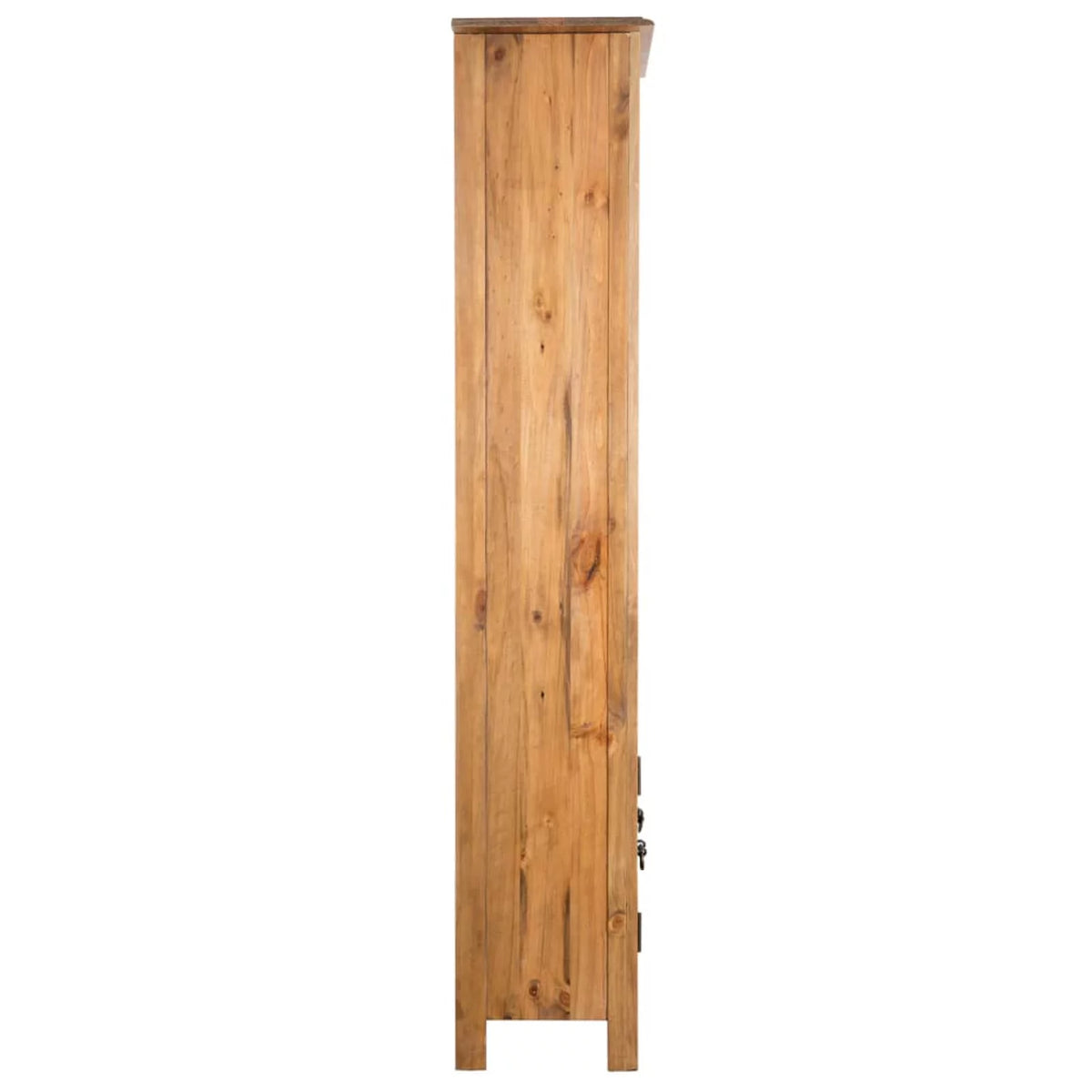 Freestanding Recycled Pinewood Bathroom Cabinet with Shelves K746