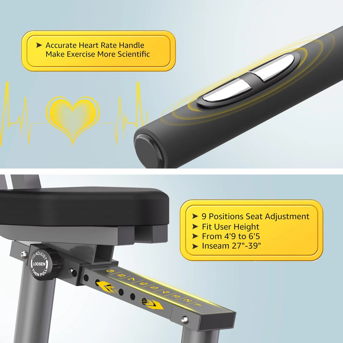 Recumbent Exercise Bike Magnetic Resistance T93340