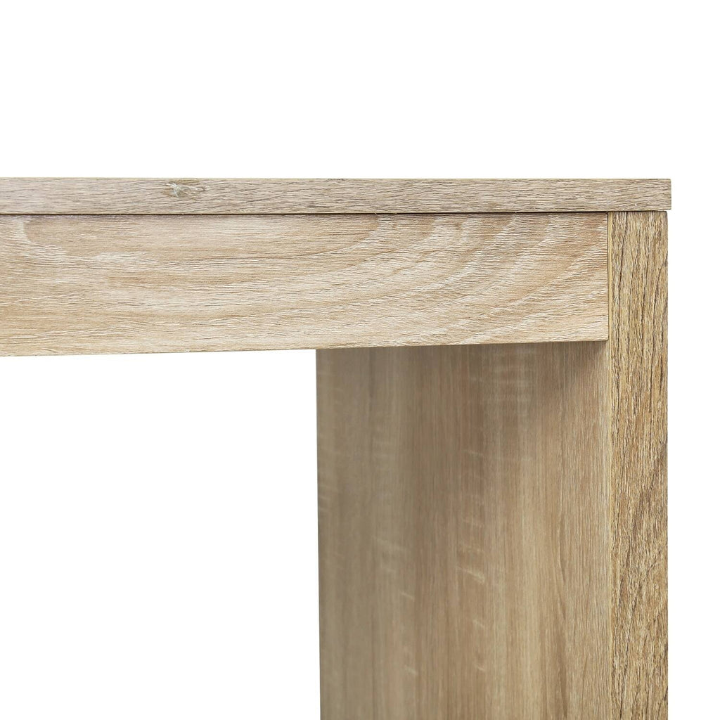 3-Shelf with Drawers MDF Bookcase Storage Q131