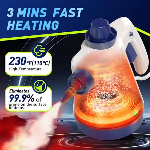 Pressurized Handheld Steam Cleaner with 12pcs Accessories Y719691