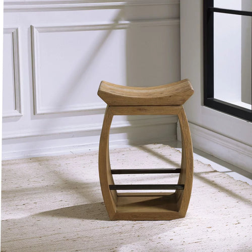 25 inch Modern Wood Counter Stool F2780
