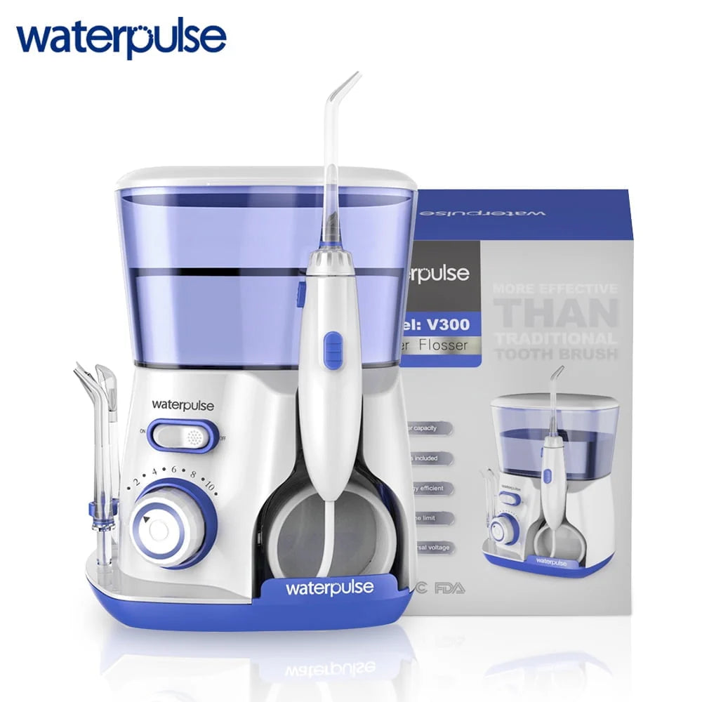 800ml Electric Dental Water Flosser Oral Irrigator with 5 Tips T355330