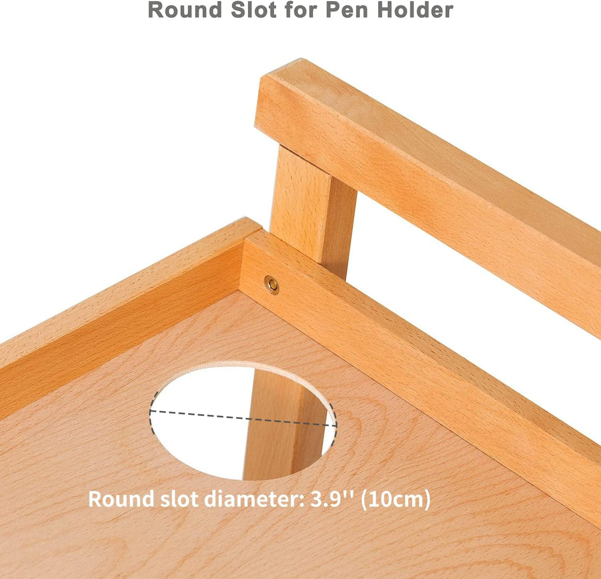 3-Tier Rolling Beechwood Art Cart Storage Organizer O38776