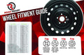 16 inch 5 Lug Black Steel Wheel E718208