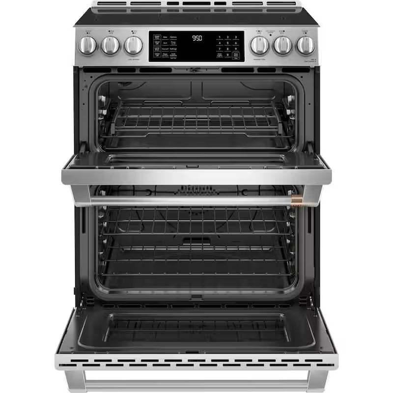 6.7 cu. ft. Smart Slide-In Double Oven Induction Range with Convection in Stainless Steel W923854