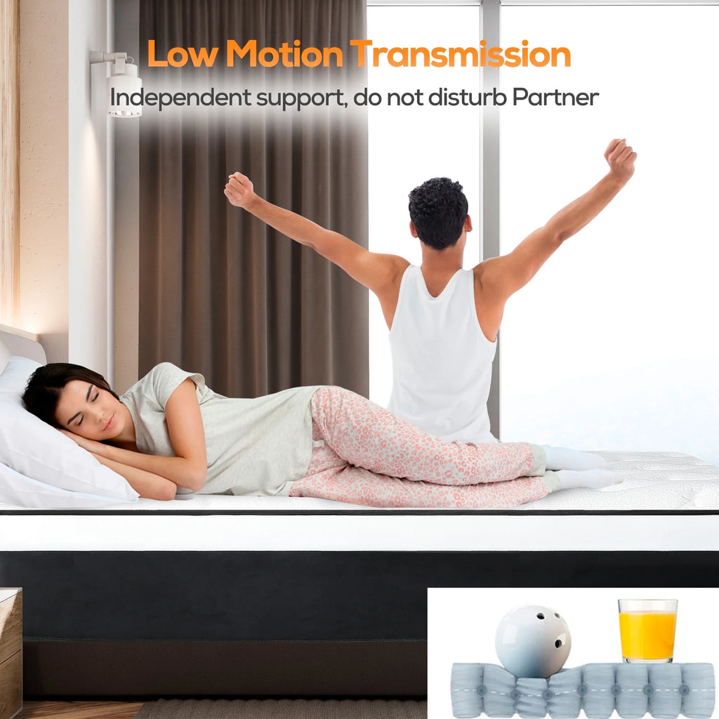 14 inch Gel Memory Foam Pocket Spring Hybrid Mattress K597365