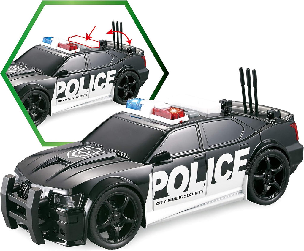 Friction Powered Emergency Vehicle Toy Playsets with Light and Sound Y267791
