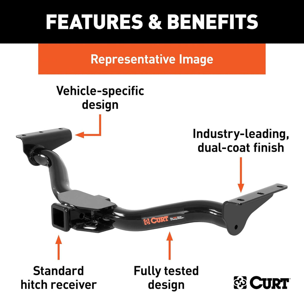 Class 3 Trailer Hitch, 2-Inch Receiver V204