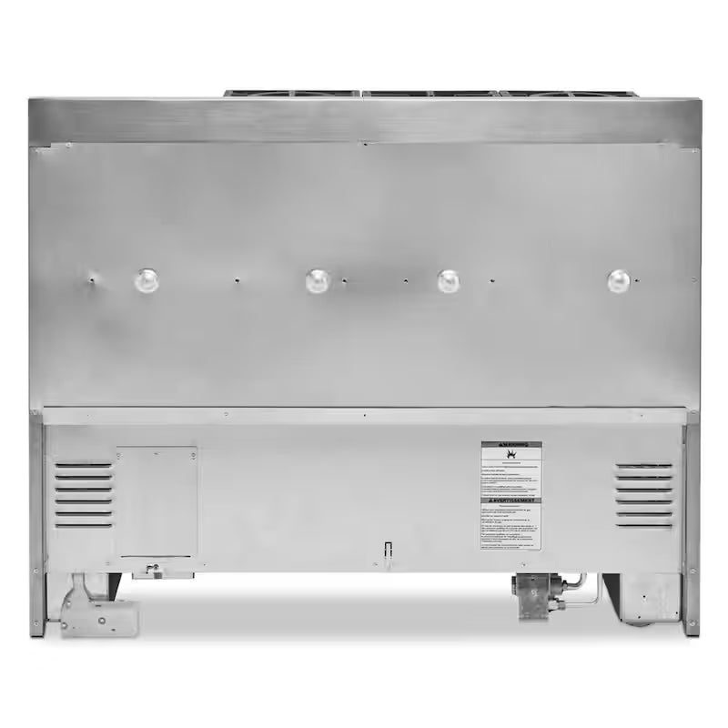 6.3 cu. ft. Smart Double Oven Gas Range with Griddle in Stainless Steel H21584