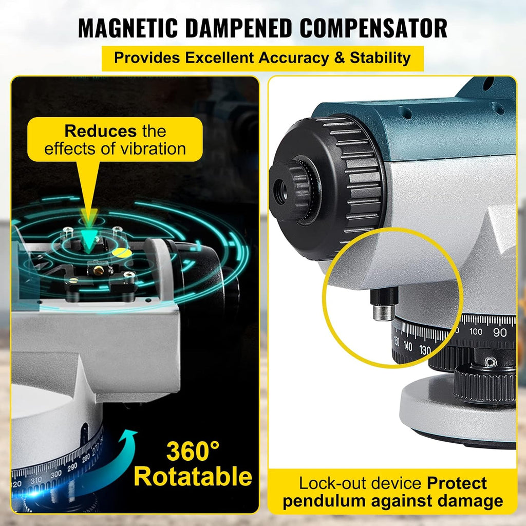 Automatic Optical Level 24X High Precision IP54 Waterproof N50808