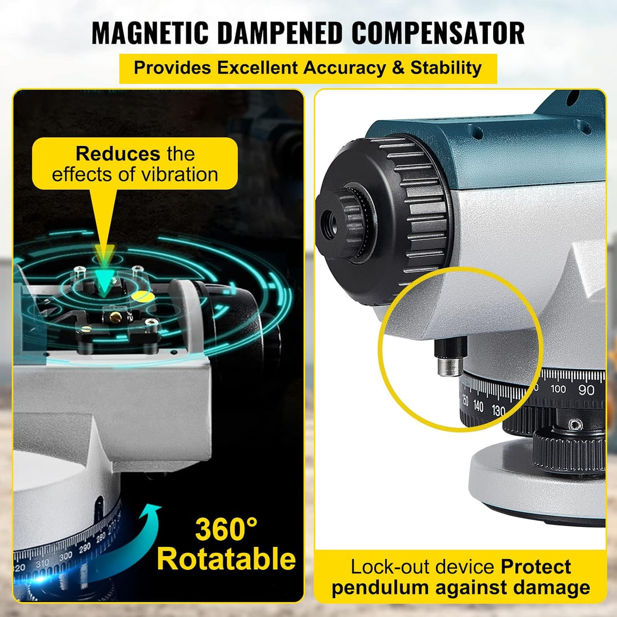 Automatic Optical Level 24X High Precision IP54 Waterproof N50808