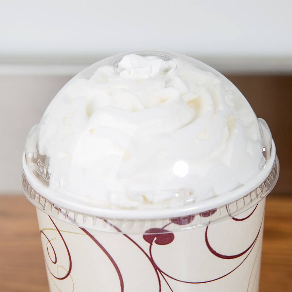 32 oz. Clear Plastic Dome Lid W662