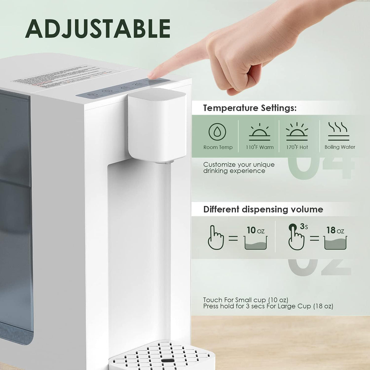 Countertop Water Filtration System with 1 Filter X363102