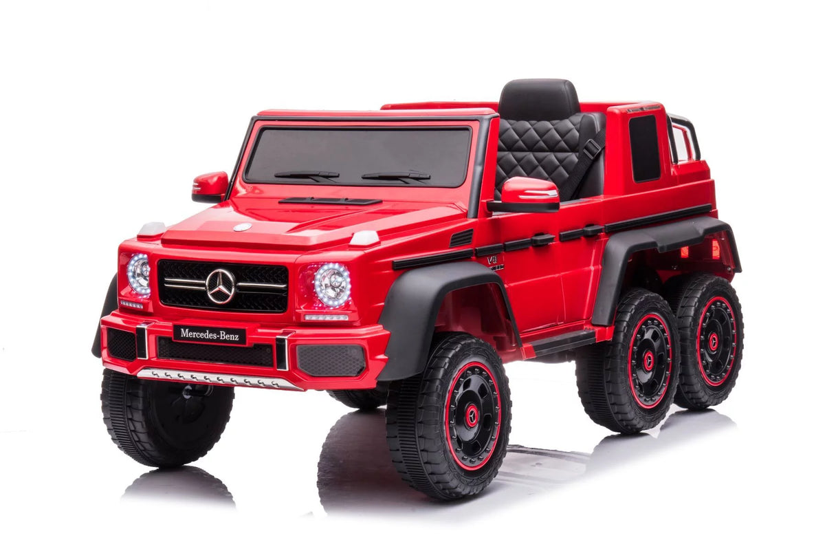 24V Powered Ride On Car with 6 Wheels, Remote Control, MP3 Player, Red C864