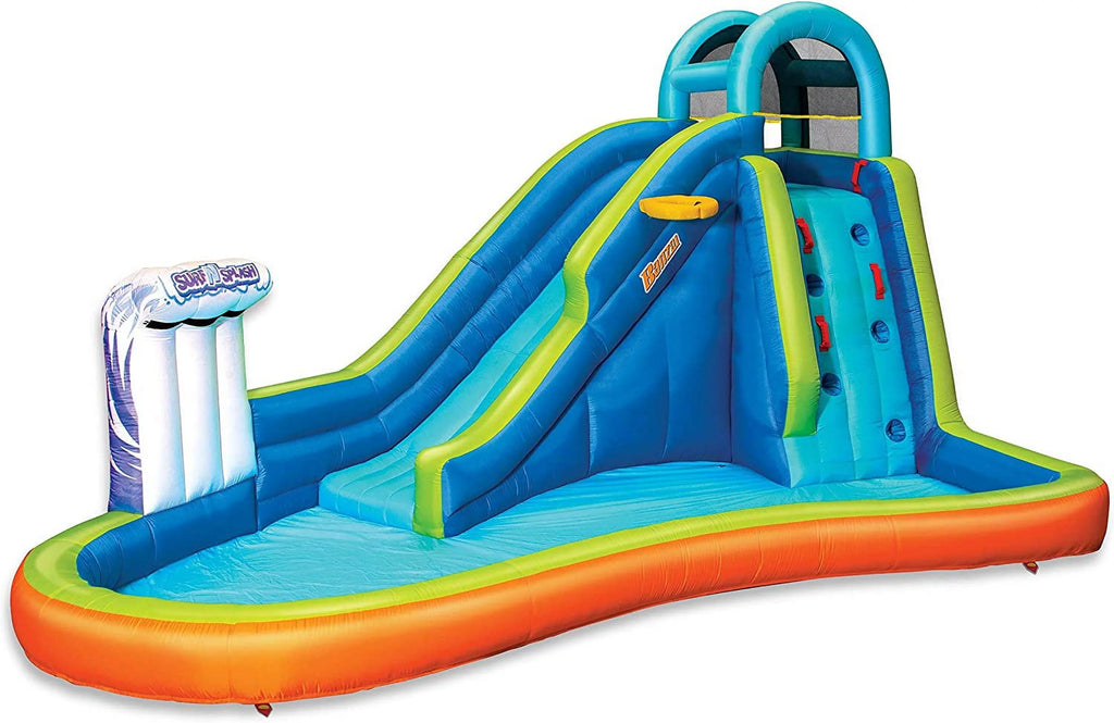Inflatable Water Slide with Built in Sprinkler and Basketball Hoop I300002