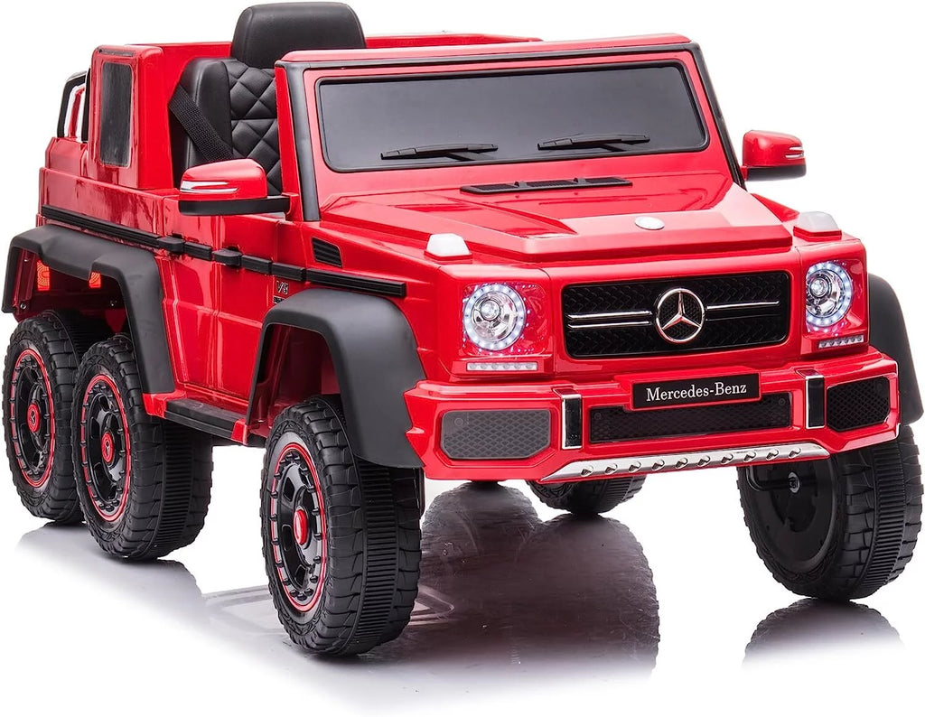 24V Powered Ride On Car with 6 Wheels, Remote Control, MP3 Player, Red C864