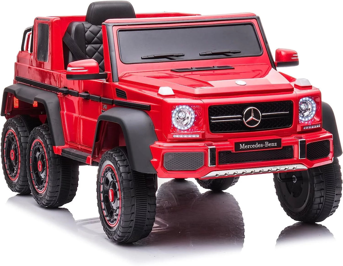 24V Powered Ride On Car with 6 Wheels, Remote Control, MP3 Player, Red C864
