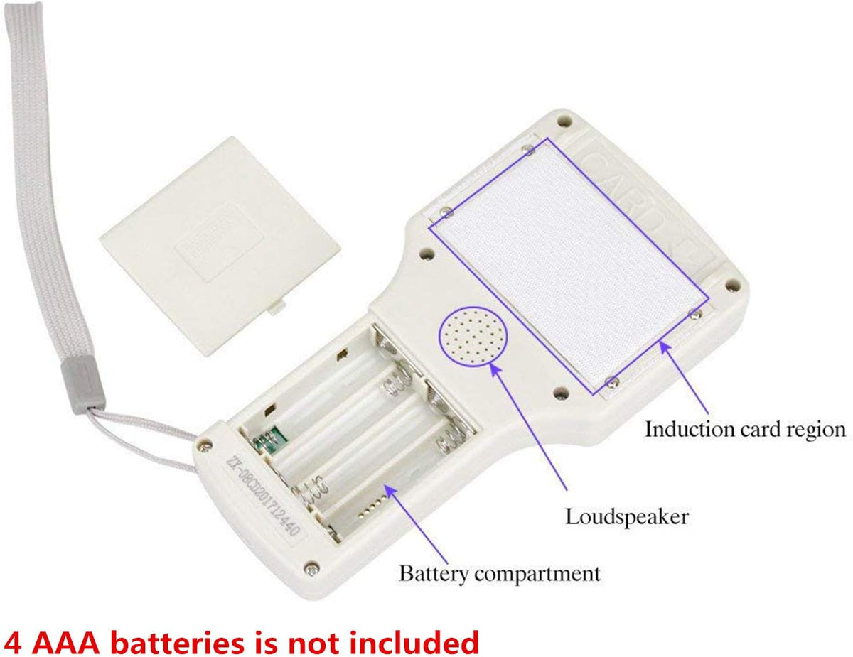 NFC RFID Card Reader Writer Duplicator with 10 ID Cards, 10 Keyfobs and 10 IC Keys R588