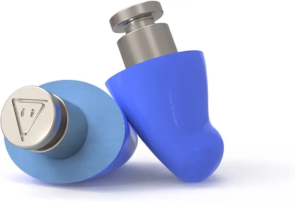 Blue Titanium Memory Foam Earplugs F3318