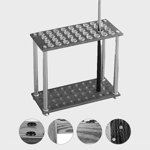 Billiard Cue Stand & Rack Holds 36 Cues Brown X350880