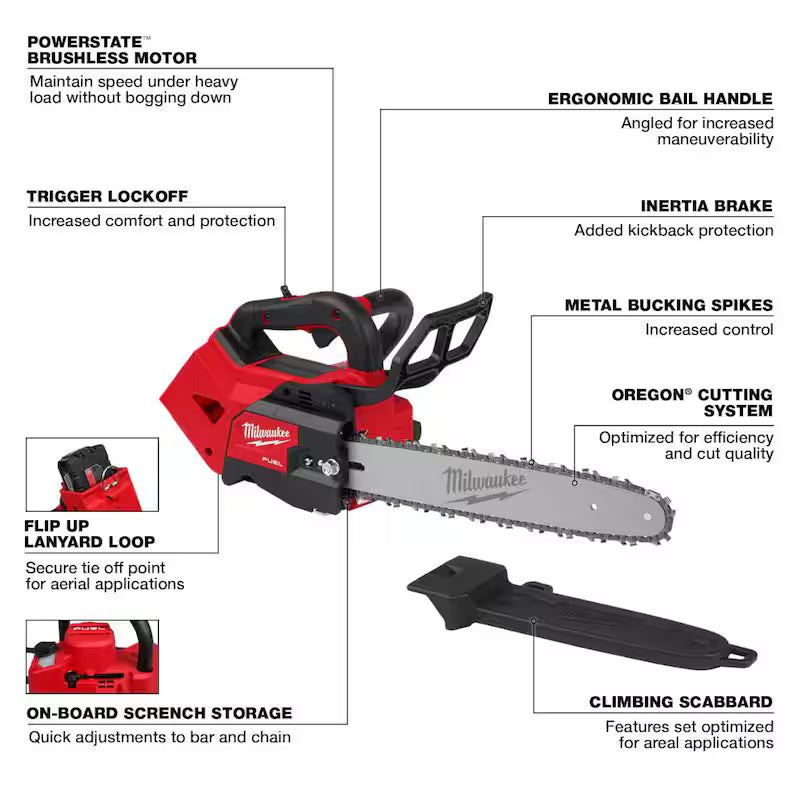14 in. and 16 in. Cordless Chainsaw Combo Kit T991